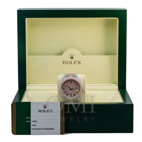 Rolex Datejust II 126331 41MM Champagne Diamond Dial With Two Tone Bracelet
