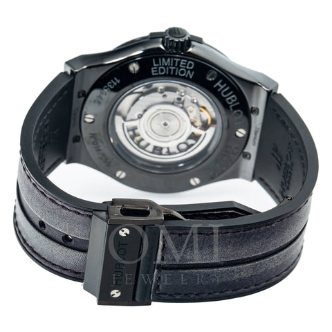 Hublot Classic Fusion 511.CM 45MM Black Dial With Leather Bracelet