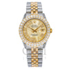 Rolex Datejust 1601 36MM Champagne Diamond Dial With Two Tone Bracelet