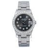 Rolex Lady-Datejust 78240 31MM Black Diamond Dial With Stainless Steel Oyster Bracelet