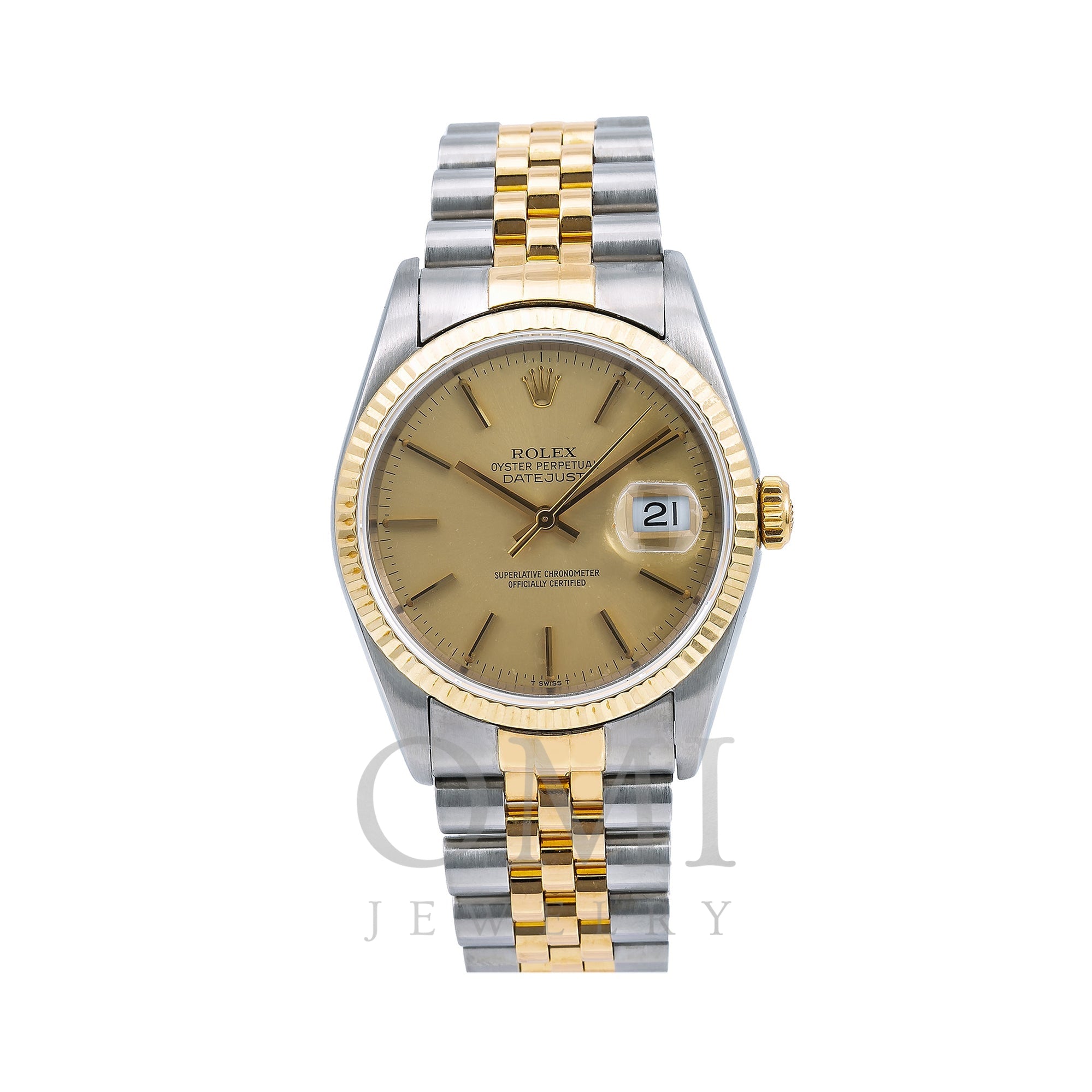 Rolex Datejust 36mm 18k Yellow Gold  Steel Jubilee Bracelet for  Rs591069 for sale from a Trusted Seller on Chrono24