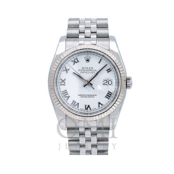 Rolex Datejust 116234 36MM White Dial With Stainless Steel Jubilee Bracelet