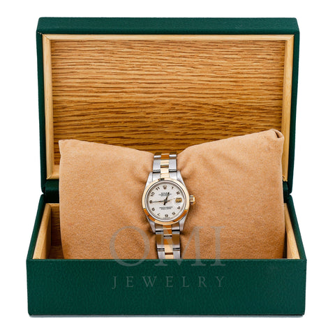 Rolex Oyster Perpetual Datejust 26MM White Dial With Two Tone Oyster Bracelet