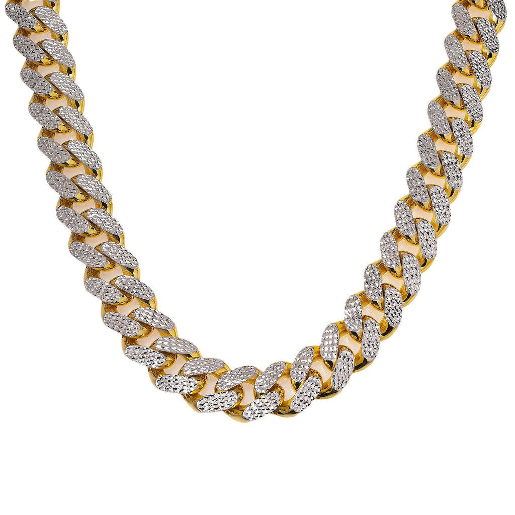 Gold diamond cuban Clearance