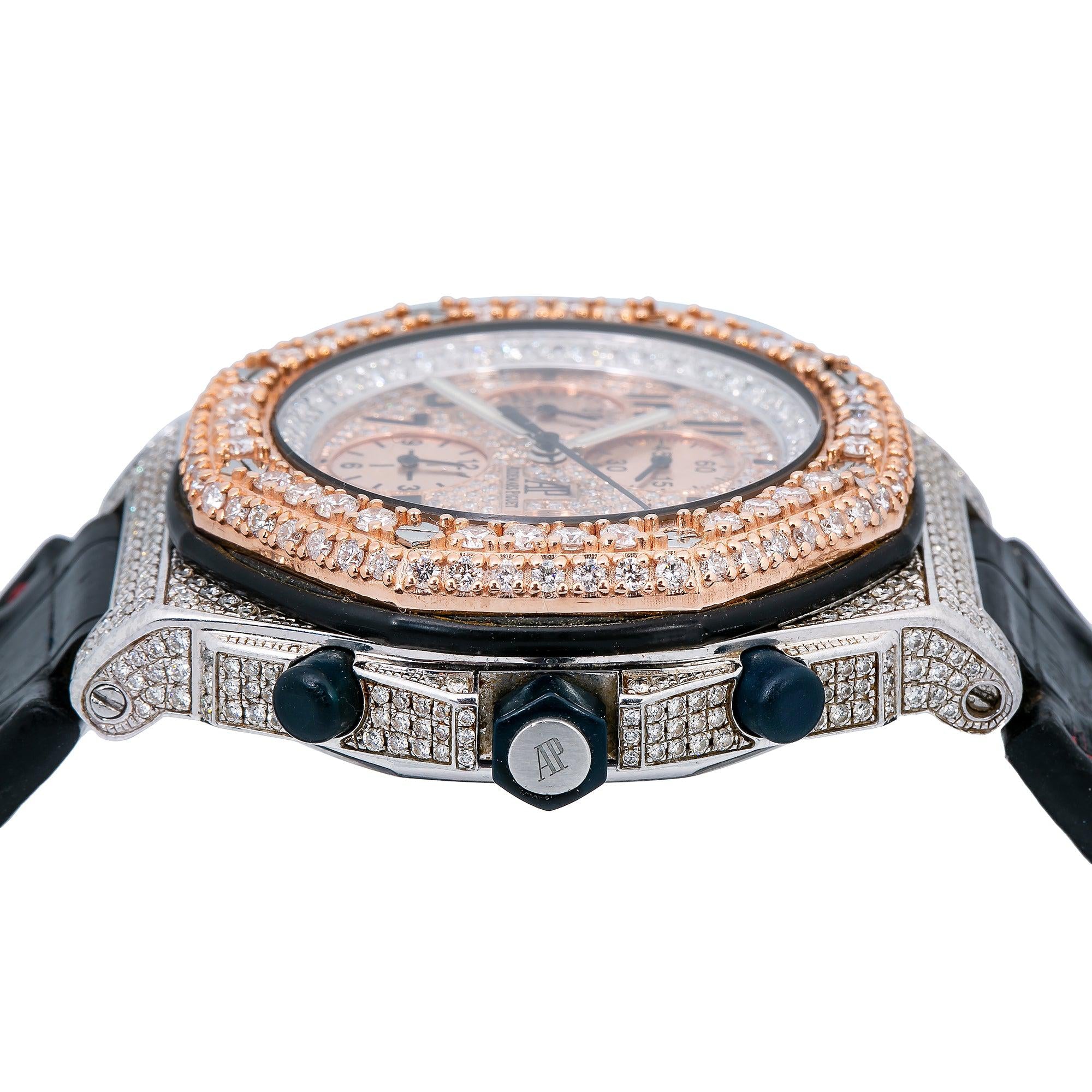 Audemars Piguet Royal Oak Offshore Chronograph 26170ST 42MM With Leather Bracelet