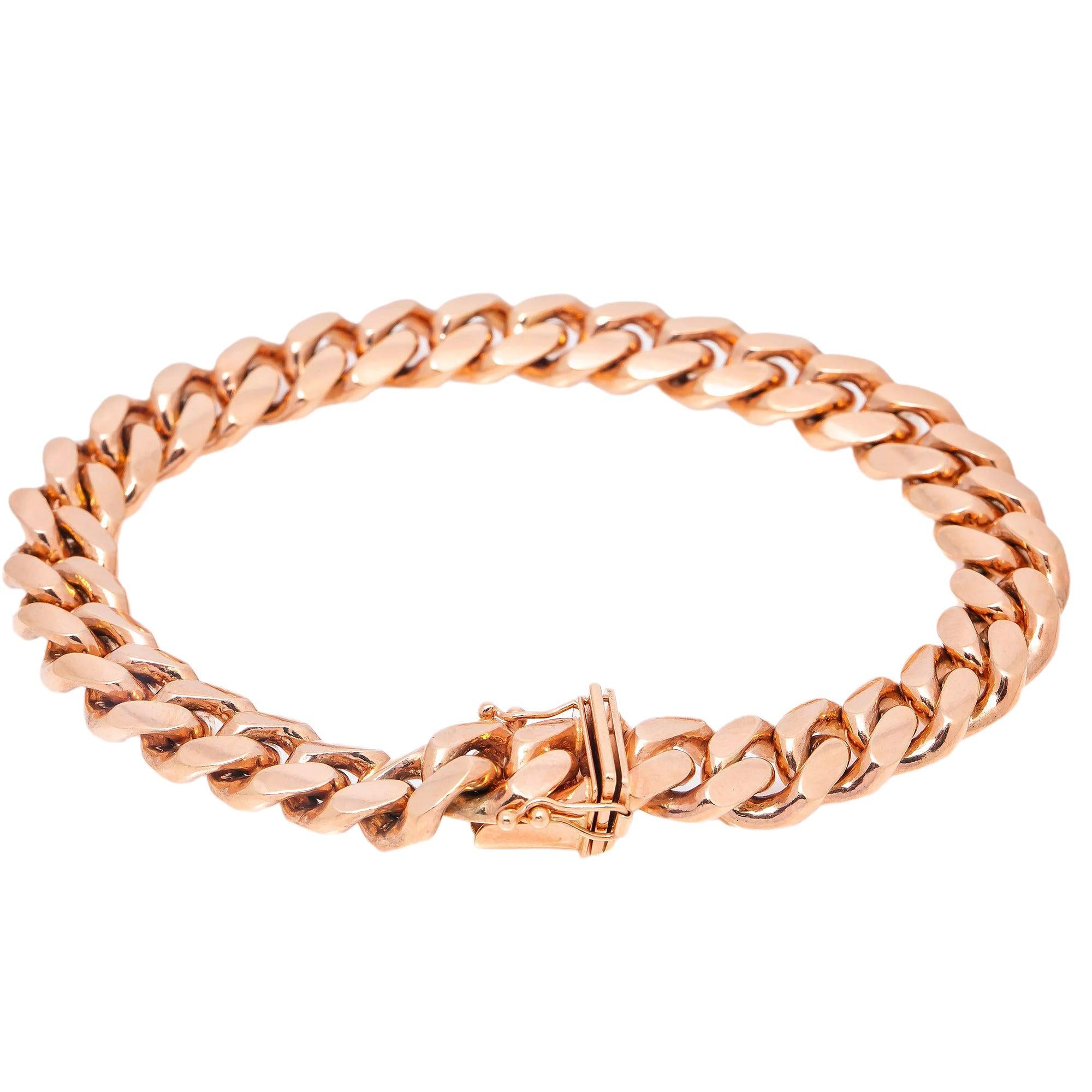 10K ROSE GOLD CUBAN BRACELET