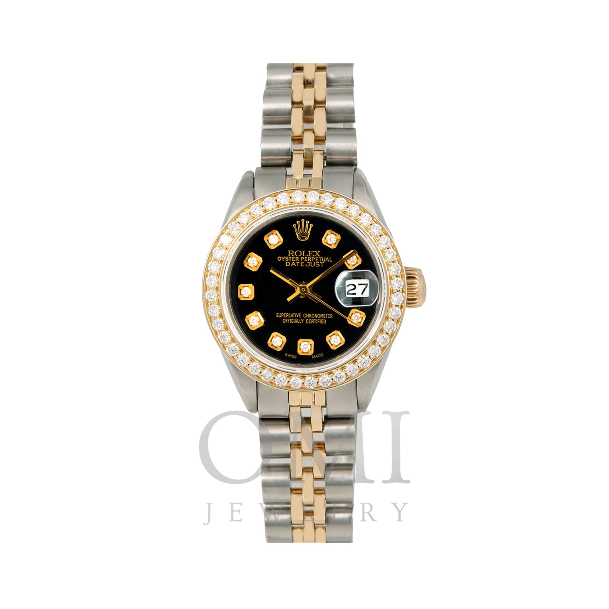 Ladies Rolex Datejust 26mm 0.90 Diamond Watch -