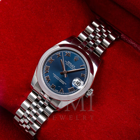 Rolex Datejust 178240 31MM Blue Dial With Stainless Steel Jubilee Bracelet