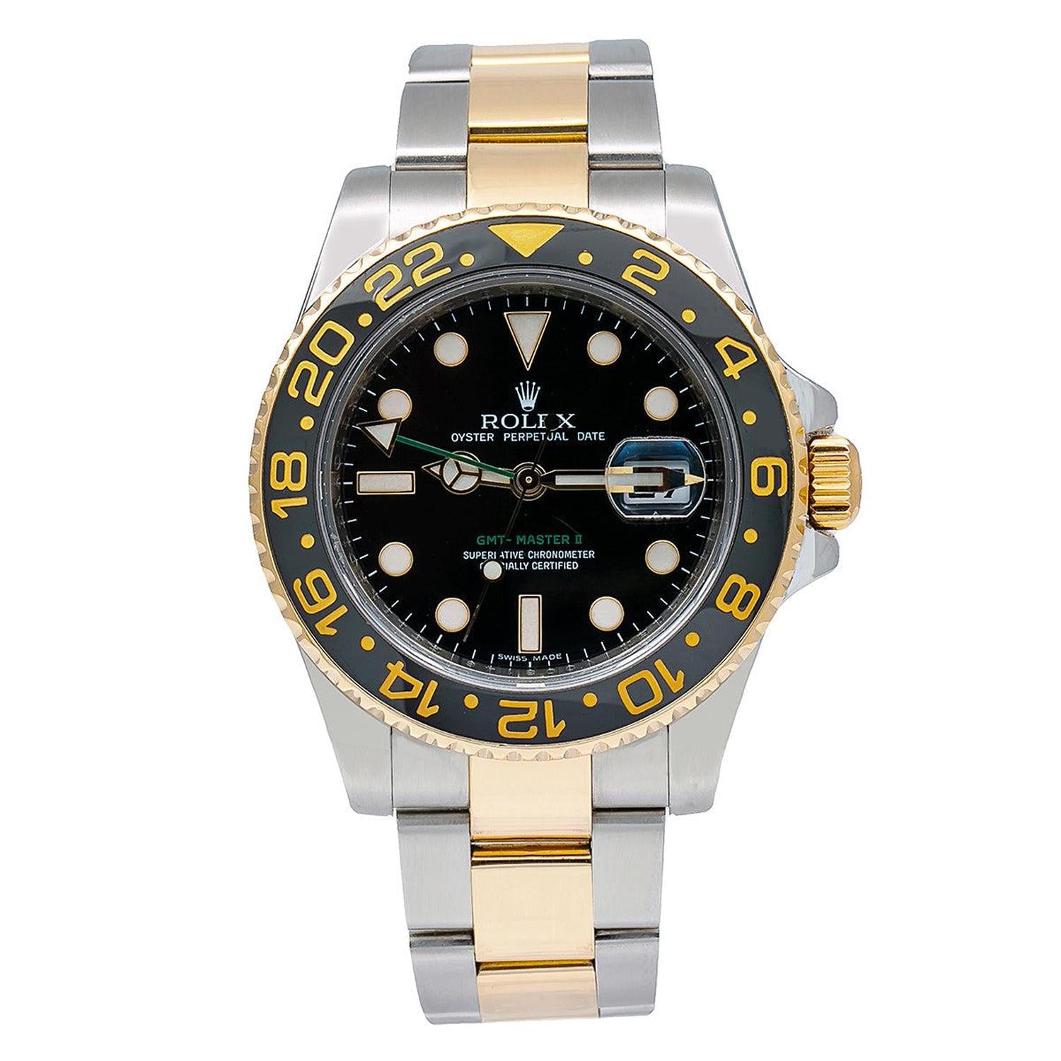 Rolex GMT-Master II 40MM 116713 Black Dial Black Ceramic Bezel Two