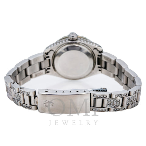 Rolex Datejust 6917 26MM Silver Diamond Dial With 5.75 CT Diamonds
