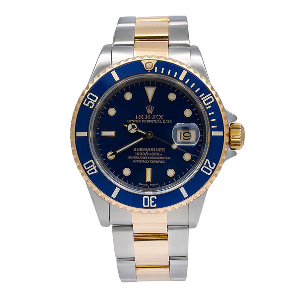 Rolex oyster 2024 perpetual submariner blue