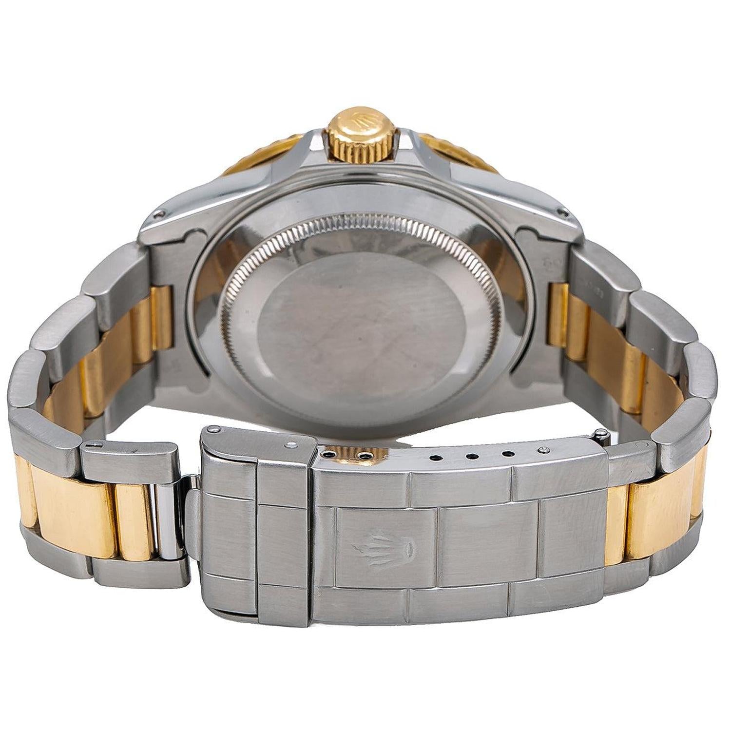 Rolex Submariner Date 40MM 16613 Bluesy Blue Dial Blue Ceramic Bezel Two Tone Yellow Gold Oyster Bracelet