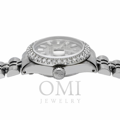 Rolex Datejust 26MM Grey Diamond Dial With Stainless Steel Jubilee Bracelet