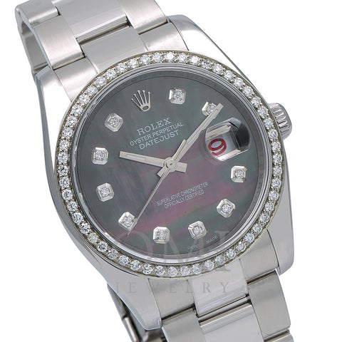 Rolex Datejust Diamond Watch, 116200 36mm, Mother of Pearl Dial With 1.20 CT Diamonds