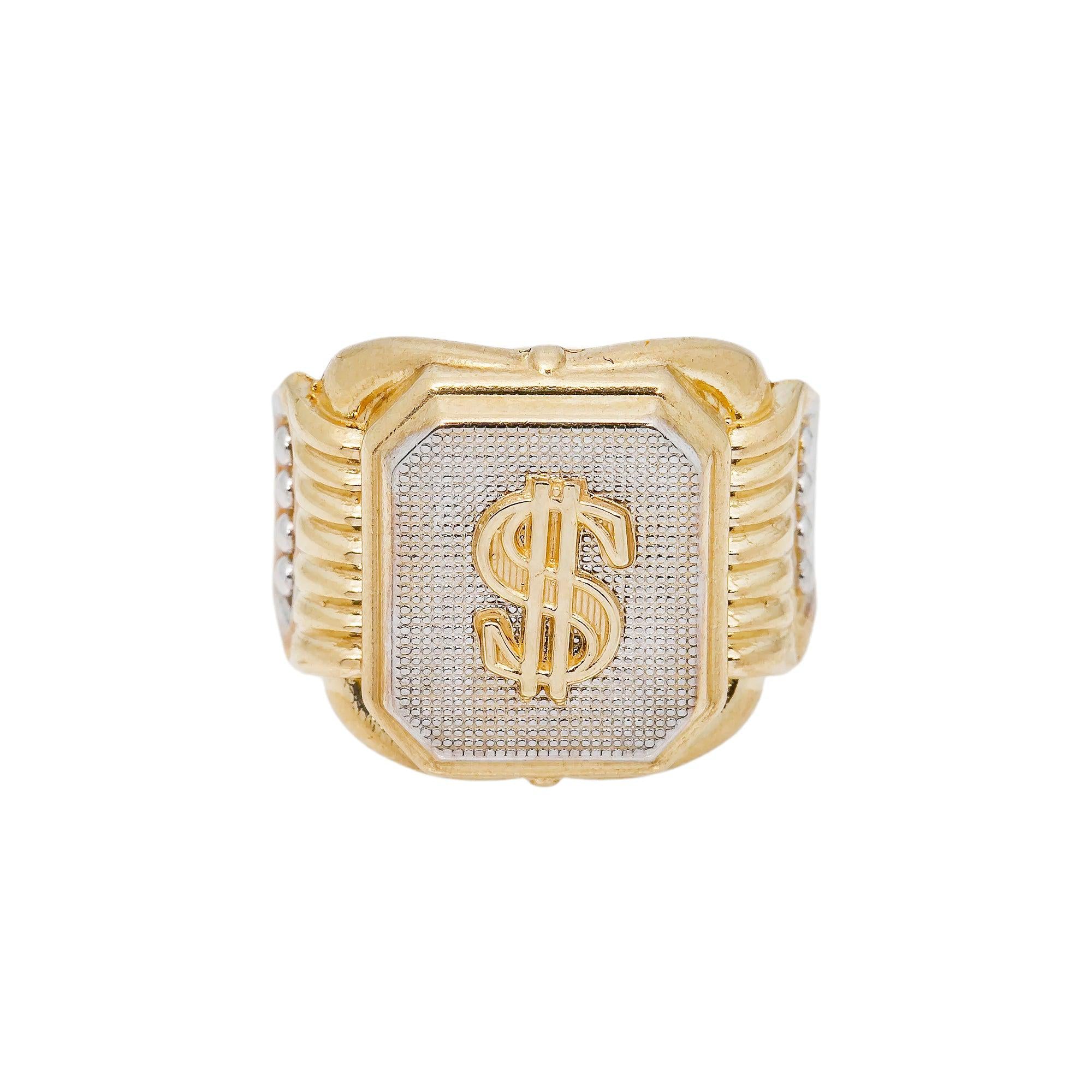 10K YELLOW GOLD EAGLE RING