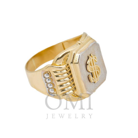10K YELLOW GOLD EAGLE RING