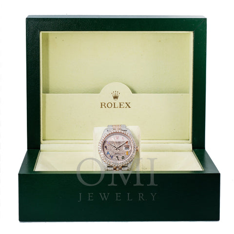 Rolex Datejust II 126331 41MM Rose Gold Diamond Dial With 15.75 CT Diamonds