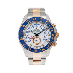 プルメリア Rolex 116622 yacht master steel and platinum blue dial