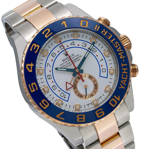 White and rose gold rolex yacht master ii Clearance