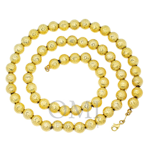 10k Yellow Gold 8mm Laser Moon Chain Available In Sizes 18