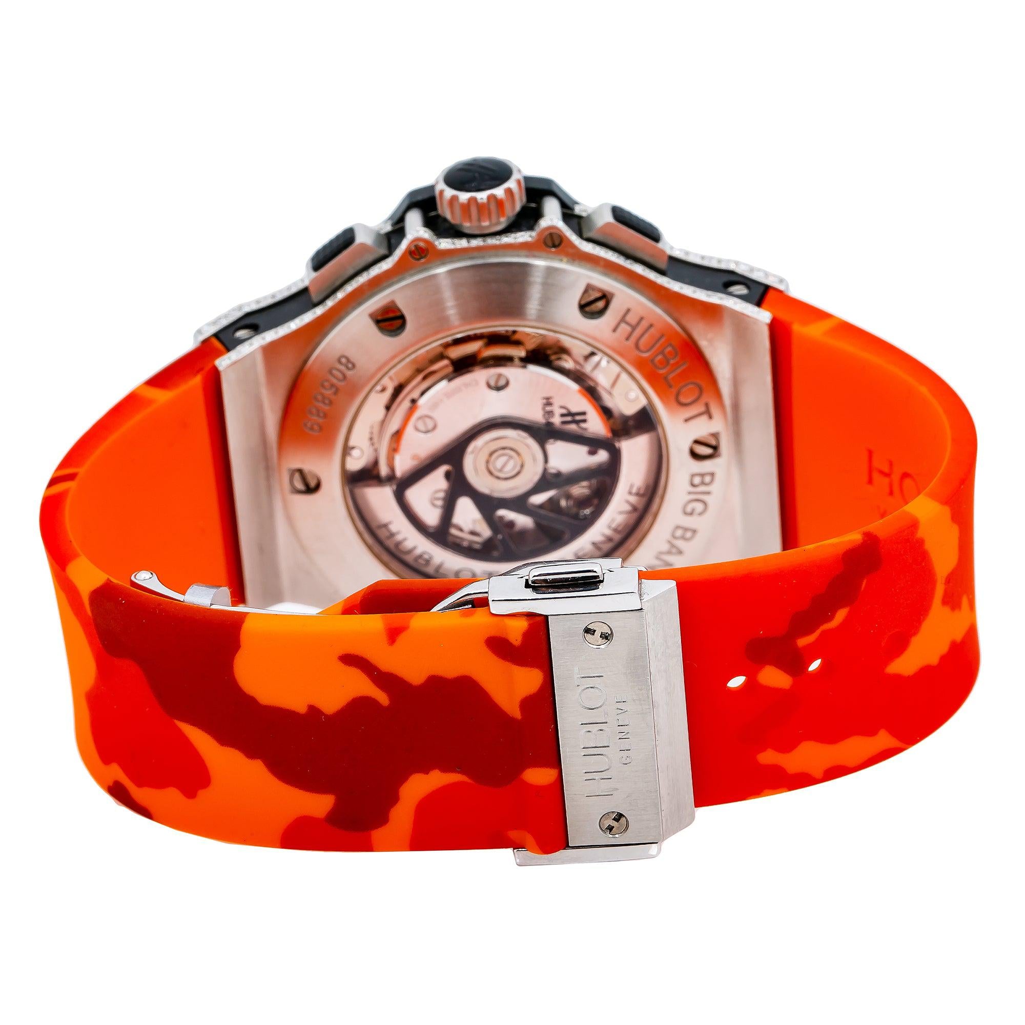 Hublot Big Bang 301.SX.1170.RX 44MM White Diamond Dial With 9.75 CT Diamonds