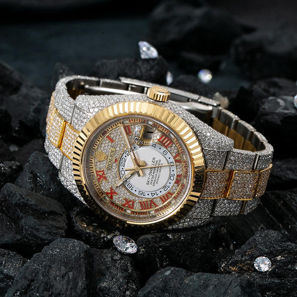 Rolex sky dweller diamond new arrivals