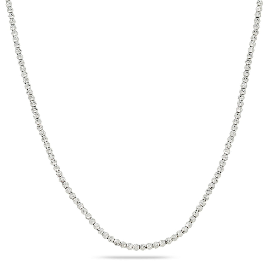 10k Yellow Gold 8mm Moon Bead Chain Available In Sizes 18-26 - OMI Jewelry