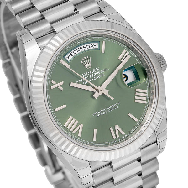 Rolex anniversary hotsell green dial