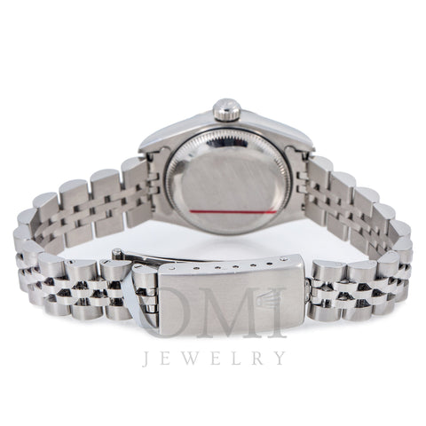 Rolex Lady-Datejust 69174 26MM Black Diamond Dial With Stainless Steel Jubilee Bracelet