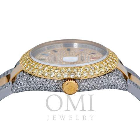 Rolex Datejust 116203 36MM Champagne Diamond Dial With Two Tone Bracelet
