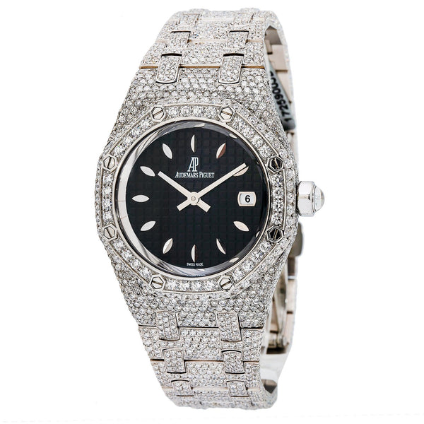 Audemars Piguet Royal Oak Lady 67601ST 33MM Black Dial With