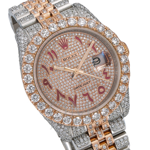 Rolex Datejust Diamond Watch, 116231 36mm, Champagne Diamond Dial With 17.25 CT Diamonds