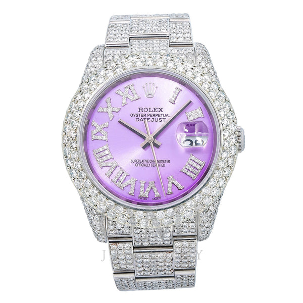 Rolex Datejust 116200 36MM Violet Diamond Dial With Stainless Steel Oyster Bracelet
