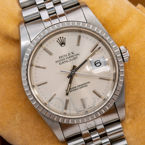 Rolex Datejust 36MM Silver Dial With Stainless Steel Jubilee Bracelet