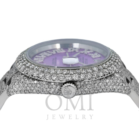Rolex Datejust 116200 36MM Violet Diamond Dial With Stainless Steel Oyster Bracelet
