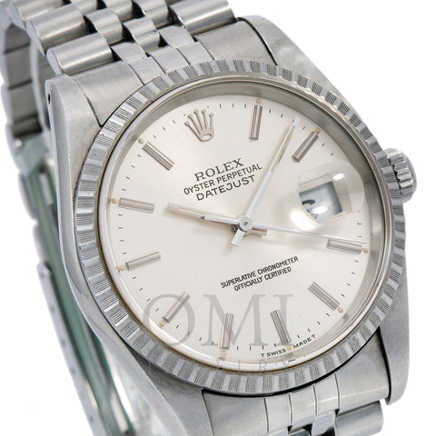 Rolex Datejust 36MM Silver Dial With Stainless Steel Jubilee Bracelet