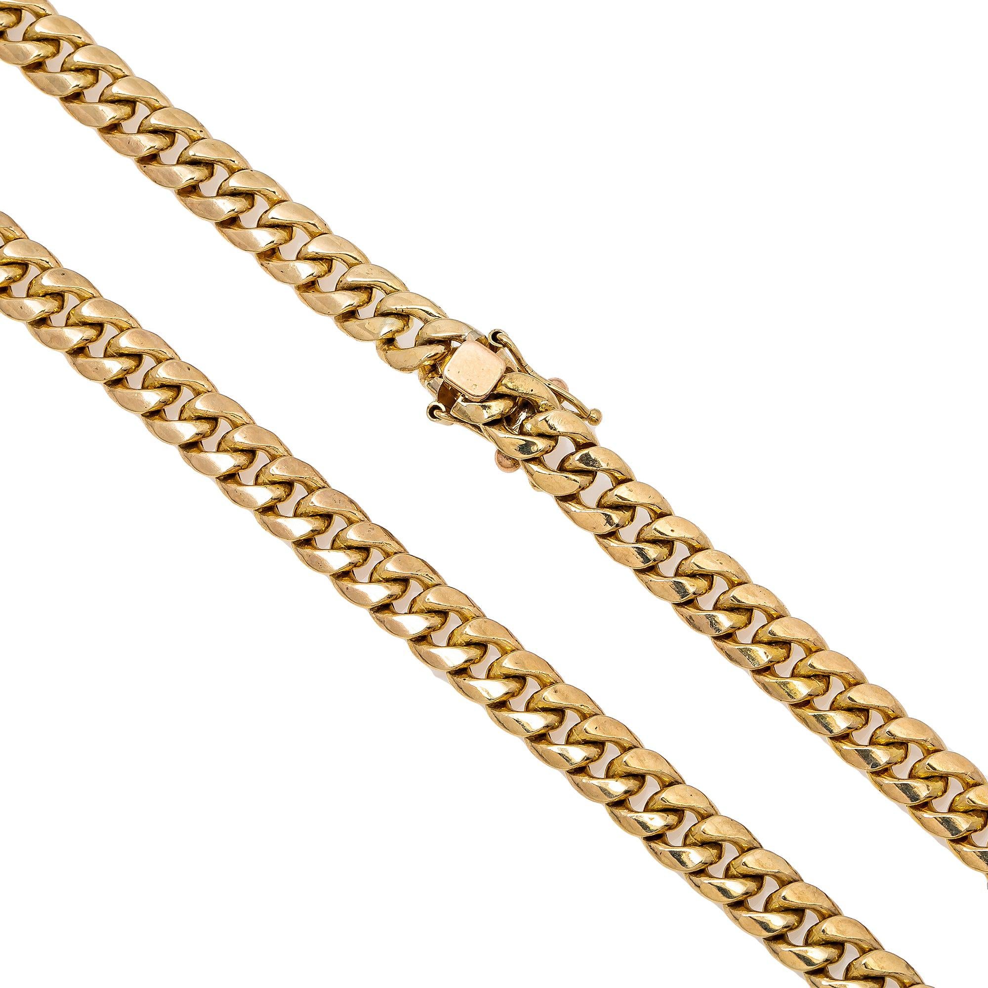 10k Yellow Gold 6mm Hollow Cuban Link Available In Sizes 18"-26"