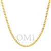 10K Yellow Gold 3.78mm Ice Chain Available In Sizes 18"-26"