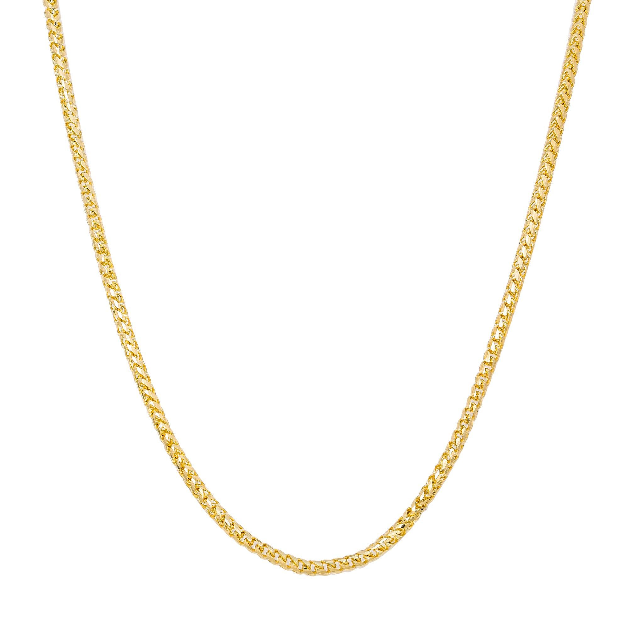 10k Yellow Gold 4mm Millennium Franco Chain Available In Sizes 18"-26"