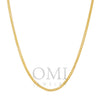 10k Yellow Gold 4mm Millennium Franco Chain Available In Sizes 18"-26"