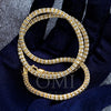 10K Yellow Gold 4mm Ice Chain Available In Sizes 18"-26"