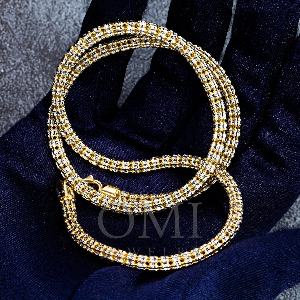 Ice Chain Bracelet ~ 10kt Gold
