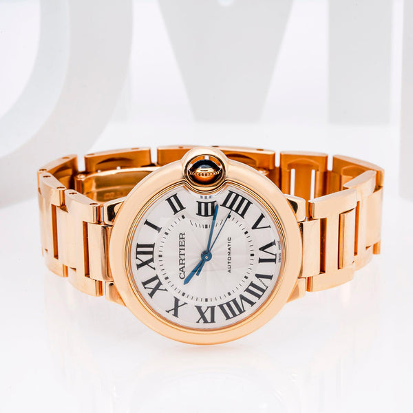 Cartier Ballon Bleu W69004Z2 36MM White Dial With Rose Gold