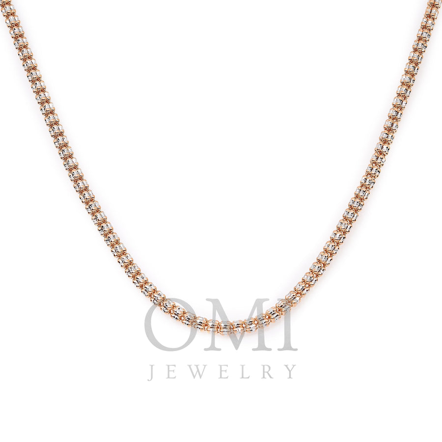 10k White Gold 8mm Rope Chain Available In Sizes 18-27 - OMI Jewelry
