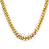 14K Yellow Gold Solid Miami Cuban 11mm Available In Sizes 18"-26"