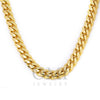 14K Solid Yellow Gold 9.21mm Miami Cuban Chain Available In Sizes 18"-26"