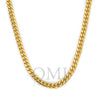 14K Yellow Gold 4.92mm Miami Cuban Chain Available In Sizes 18"-26"
