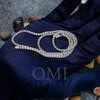 10K White Gold Ice Chain 2.33mm Available In Sizes 18"-26"