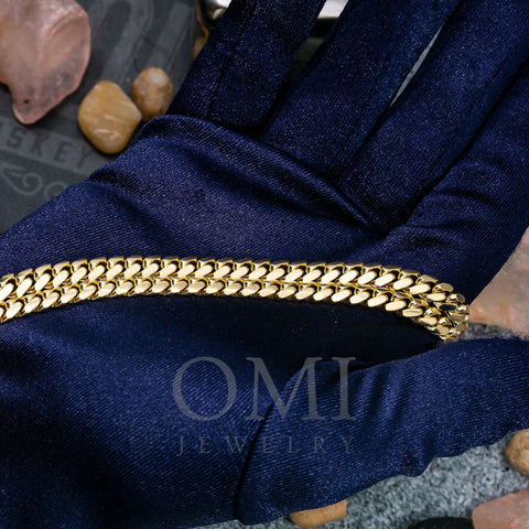 14K YELLOW GOLD 5.43MM MIAMI CUBAN LINK CHAIN AVAILABLE IN SIZES 18