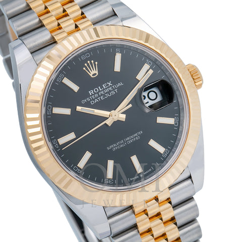 Rolex Datejust 126333 41MM Black Dial With Two Tone Jubilee Bracelet